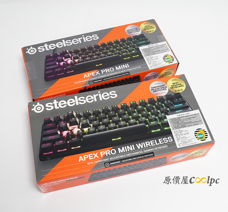 開箱】SteelSeries Apex Pro Mini 無線機械式鍵盤！一鍵雙段磁力軸
