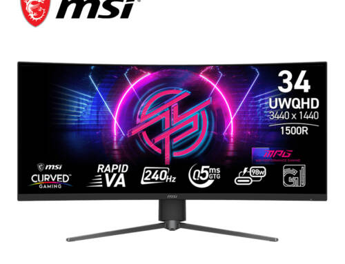 MSI微星 MPG 346CQRF X24【34吋】超寬曲面電競螢幕/240Hz