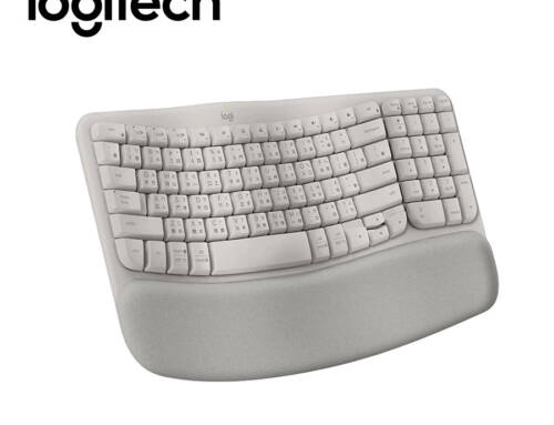 Logitech羅技 Wave Keys 人體工學鍵盤/無線+藍芽