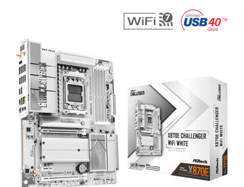 華擎 X870E Challenger WiFi White【ATX】AM5腳位/主機板