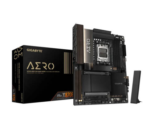 技嘉 X870E AERO X3D DARK WOOD【ATX/AM5腳位】主機板